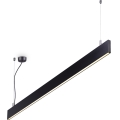 Ideal Lux - LED-rippvalgusti riputuskaabliga LINUS LED/32W/230V 3000K CRI 90 120 cm must